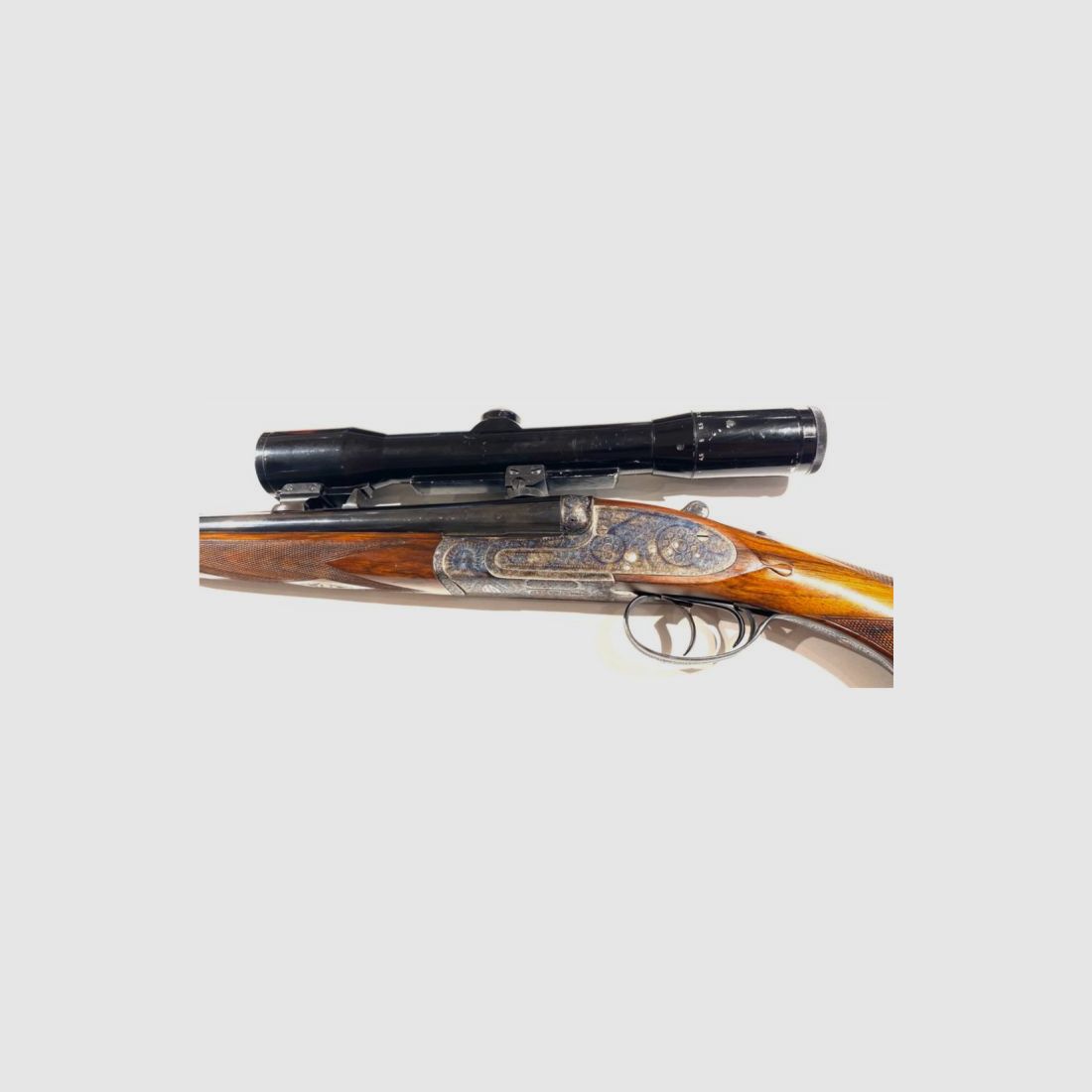 Spanish Double Bullet Sarasqueta, Cal. 8x57 IRS with Zeiss 1.5-6x42 | Used Firearm, image 3 of 10