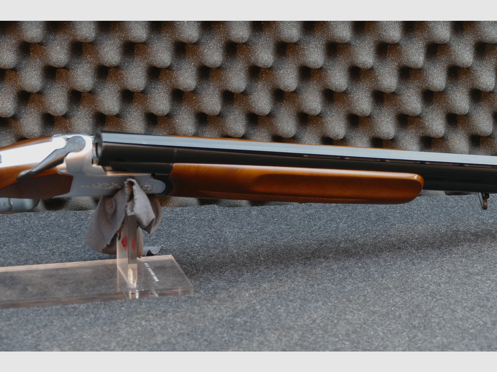 Luger – escopeta de doble cañón, cal. 12/70, perdigones de acero hasta 3,25 mm