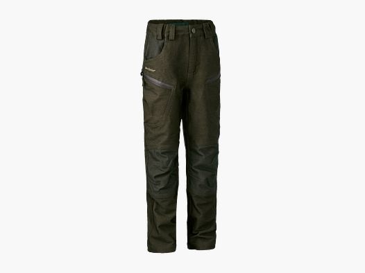 Pantaloni da caccia per ragazzi Deerhunter Olive Night Melange 128
