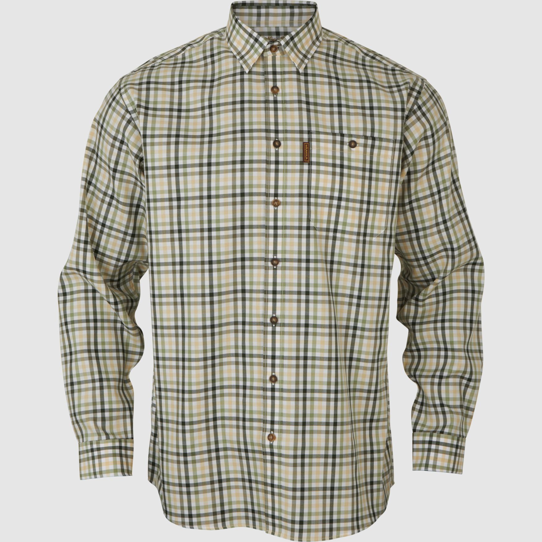 Härkila Hemd Milford in Beech Green Check