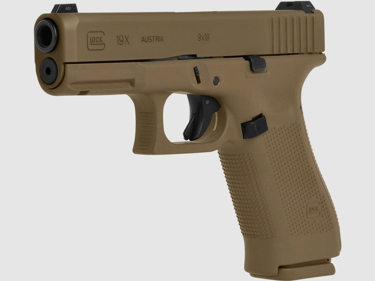 Glock 19X Coyote – Night Sights – 9x19mm, Bild 4 von 4