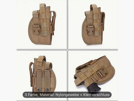 Holster pour pistolets/armes de défense avec support de chargeur séparé NEUF