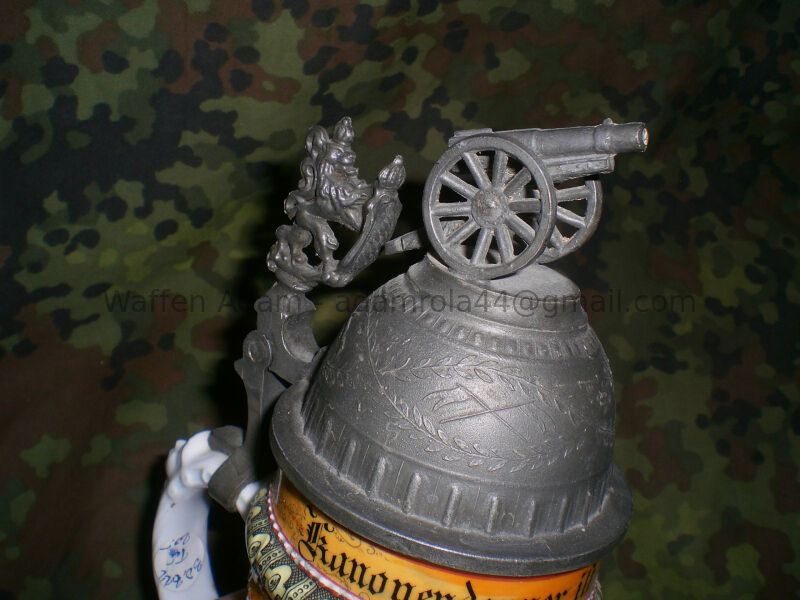 -- Militärischer Reservistenkrug Replika - Artillerie -