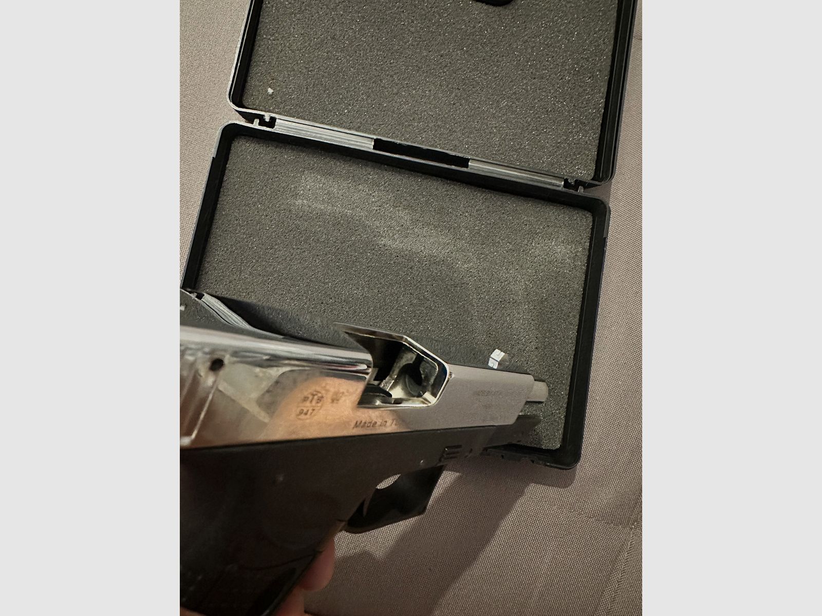 Zoraki 917 Shiny Chrome – 9 mm P.A.K. – estado casi como nuevo