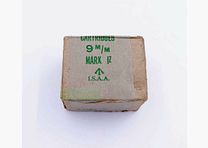 English, manufacturer unknown pistol ammunition 9mm Luger/Parabellum/9x19