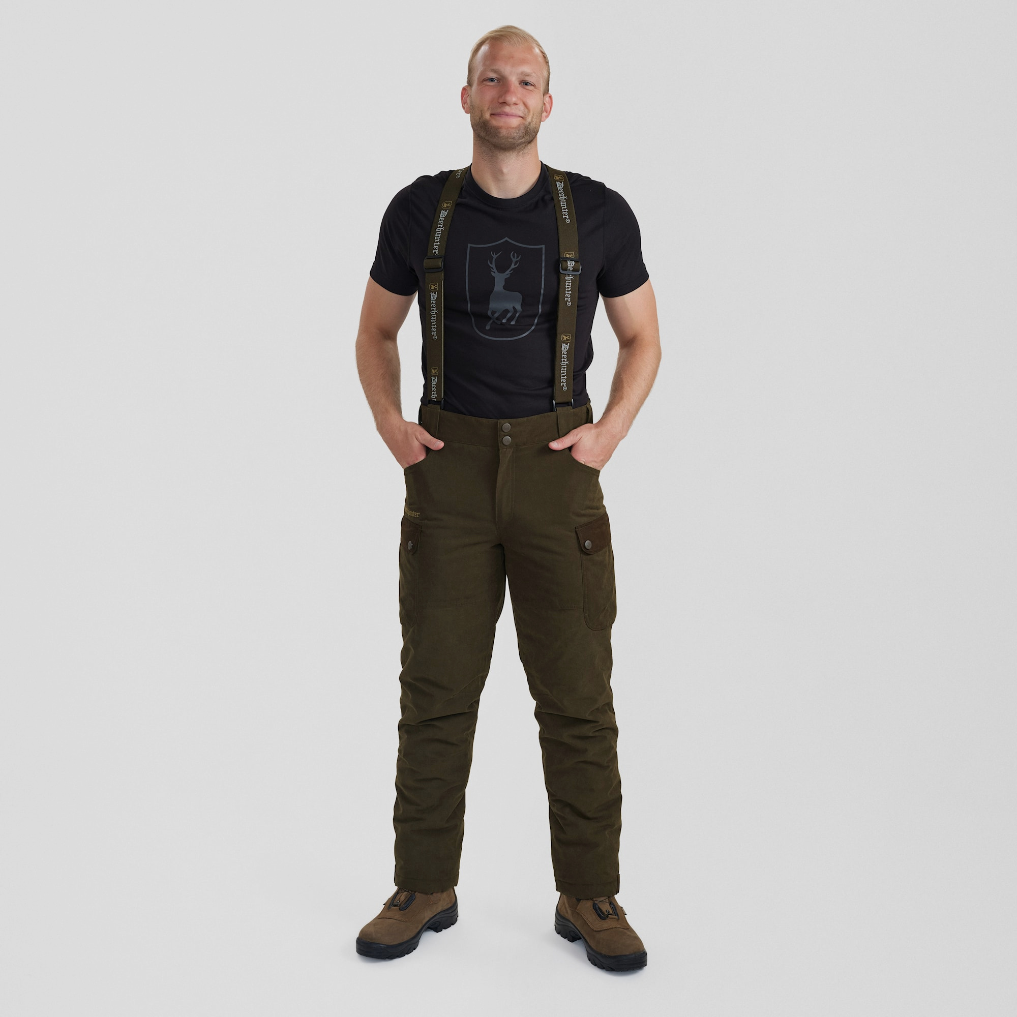 Deerhunter Eagle Winterhose Herren Tarmac Green 46