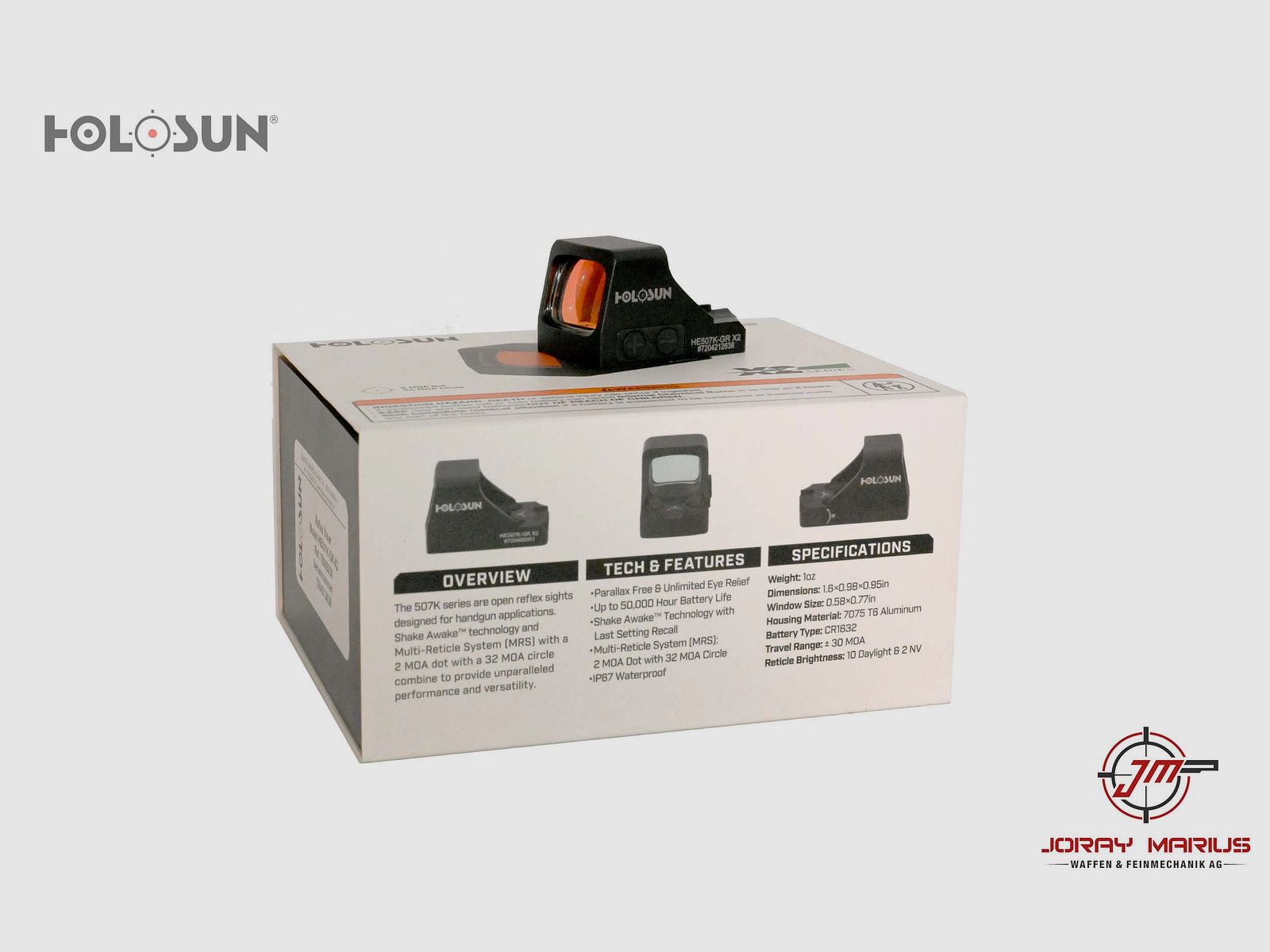 Holosun HE507K-GR X2 Green Dot Reflexvisier, Bild 2 von 2