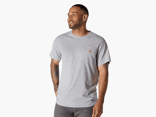 Carhartt Force™ Relaxed T-Shirt Uomo Heather Gray M