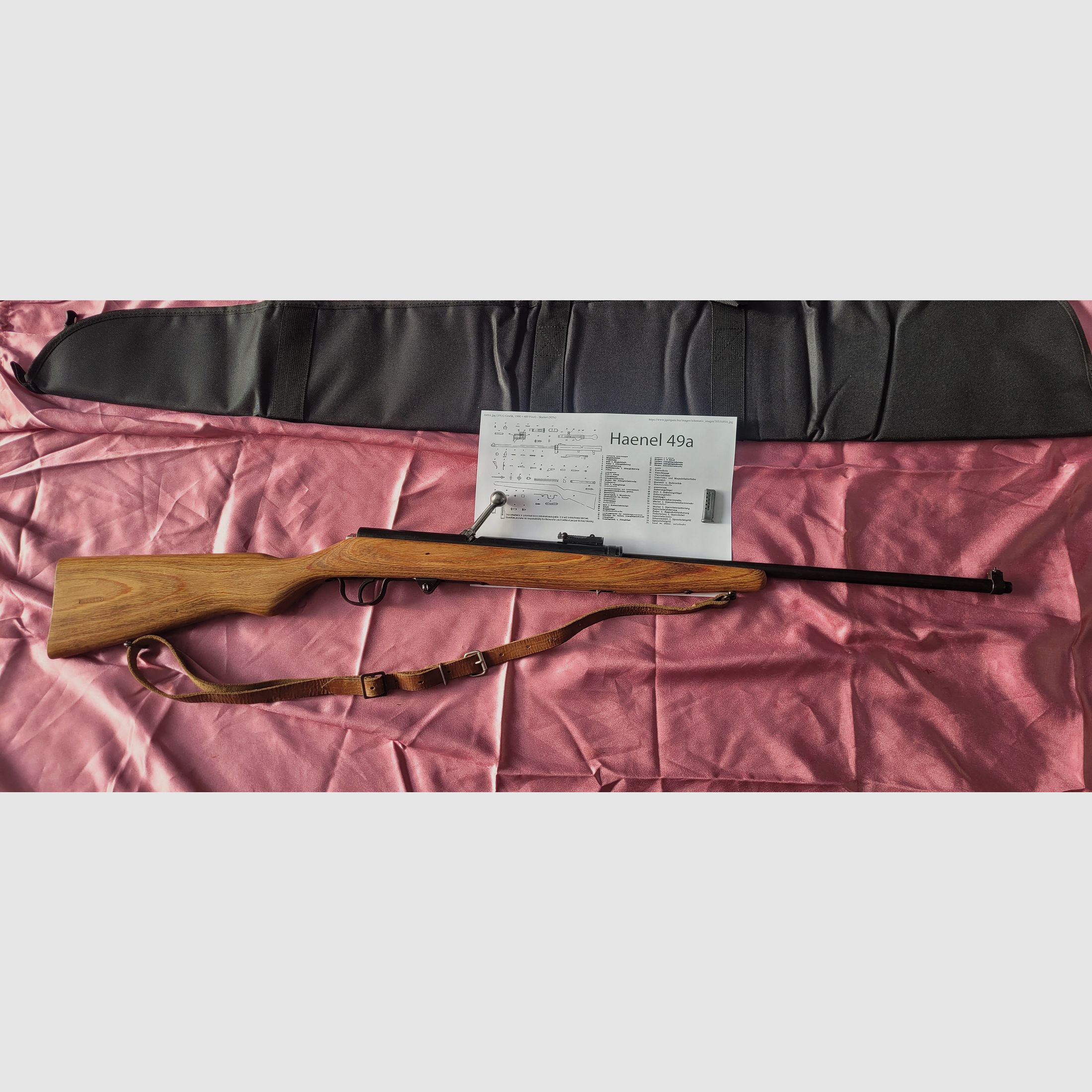 Air rifle Haenel 49a with magazine