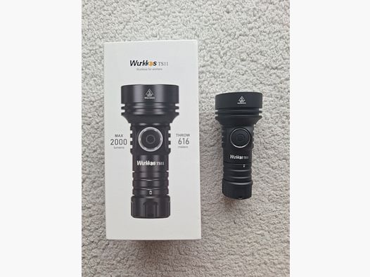 Wurkkos TS 11 Taschenlampe 2000 Lumen 616 m