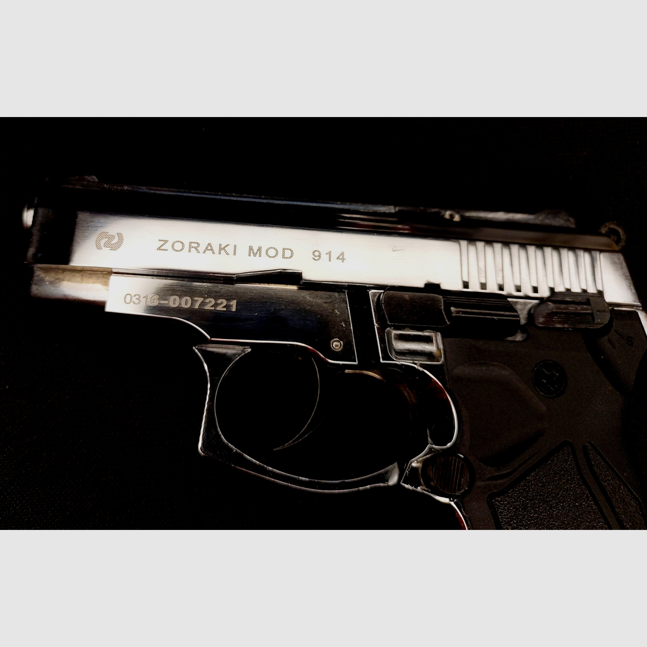 Zoraki 914 Schreckschuss Pistole 9mm P.A.K. Chrom ("alte" PTB 972)