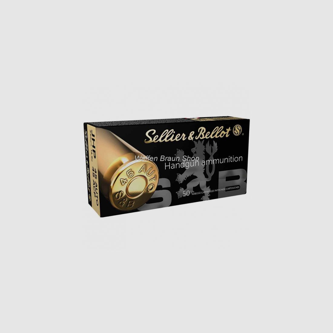 S+B 45 Auto JHP 230 grain 50 Stück