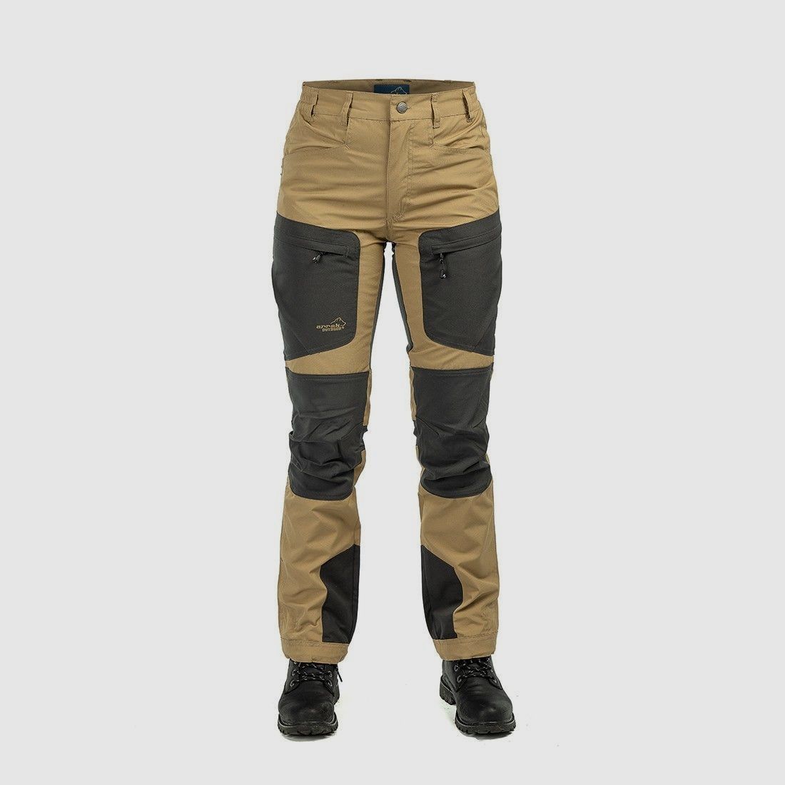 Arrak Outdoor Active Stretch Hose Damen Lang Khaki - 46L