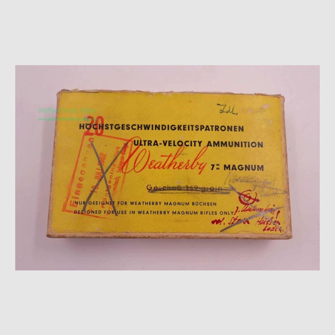 Dinamite Nobel Cartucce per Fucile 7mm Weatherby Magnum