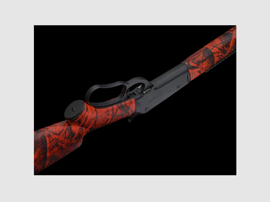 BÜCHSE – PEDERSOLI 86/71 LEVER ACTION BOARBUSTER HV-1 CAMO 19″ Kal. 45/70, Bild 4 von 9