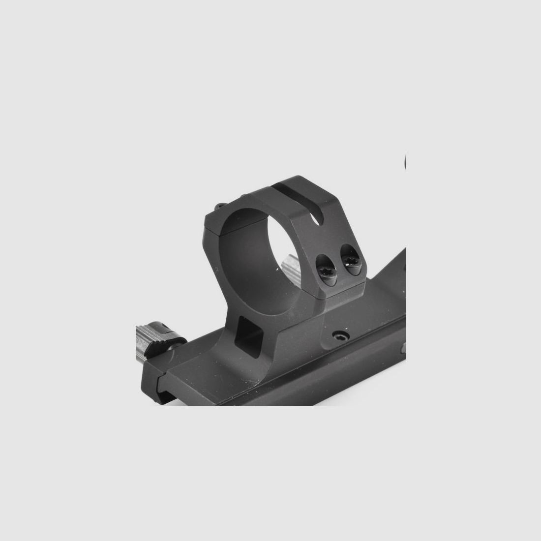 Weaver Tactical Thumb-Nut SPR 1-tlg. Mount Picatinny-Style mit Ringe Flattop AR-15 matt schwarz 30mm, integriertes Rückschlag-Basisdesign