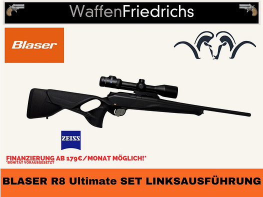 BLASER R8 Ultimate Komplettset ZEISS LINKSAUSFÜHRUNG - Waffen Friedrichs