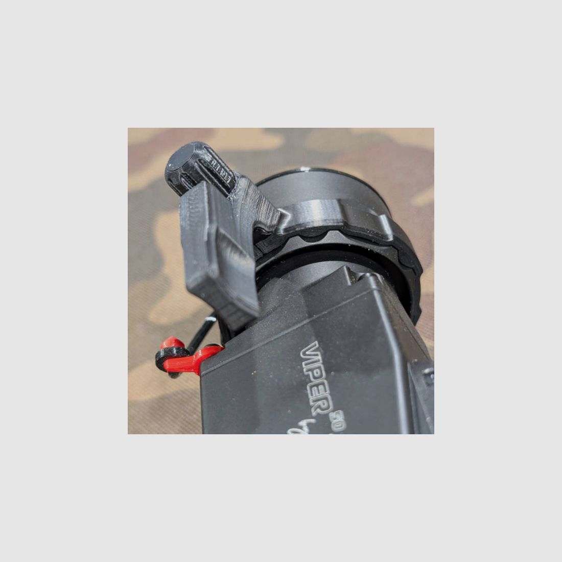 For Nitehog Viper 50 Next: Quick adjustment lever for attachment device focus