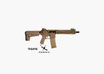 AR15 MK18 ALPHA Vollmetall TAN HPA Airsoft Gewehr Frei ab 18 Jahren | Delta Armory