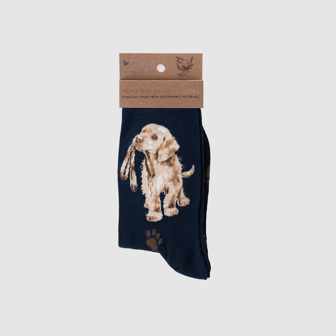 Wrendale Socken "Hopeful" mit Hund