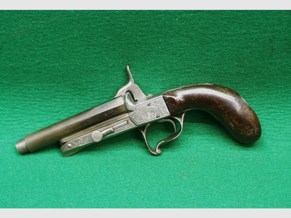 St. Etienne pistols - Lefaucheux shotgun