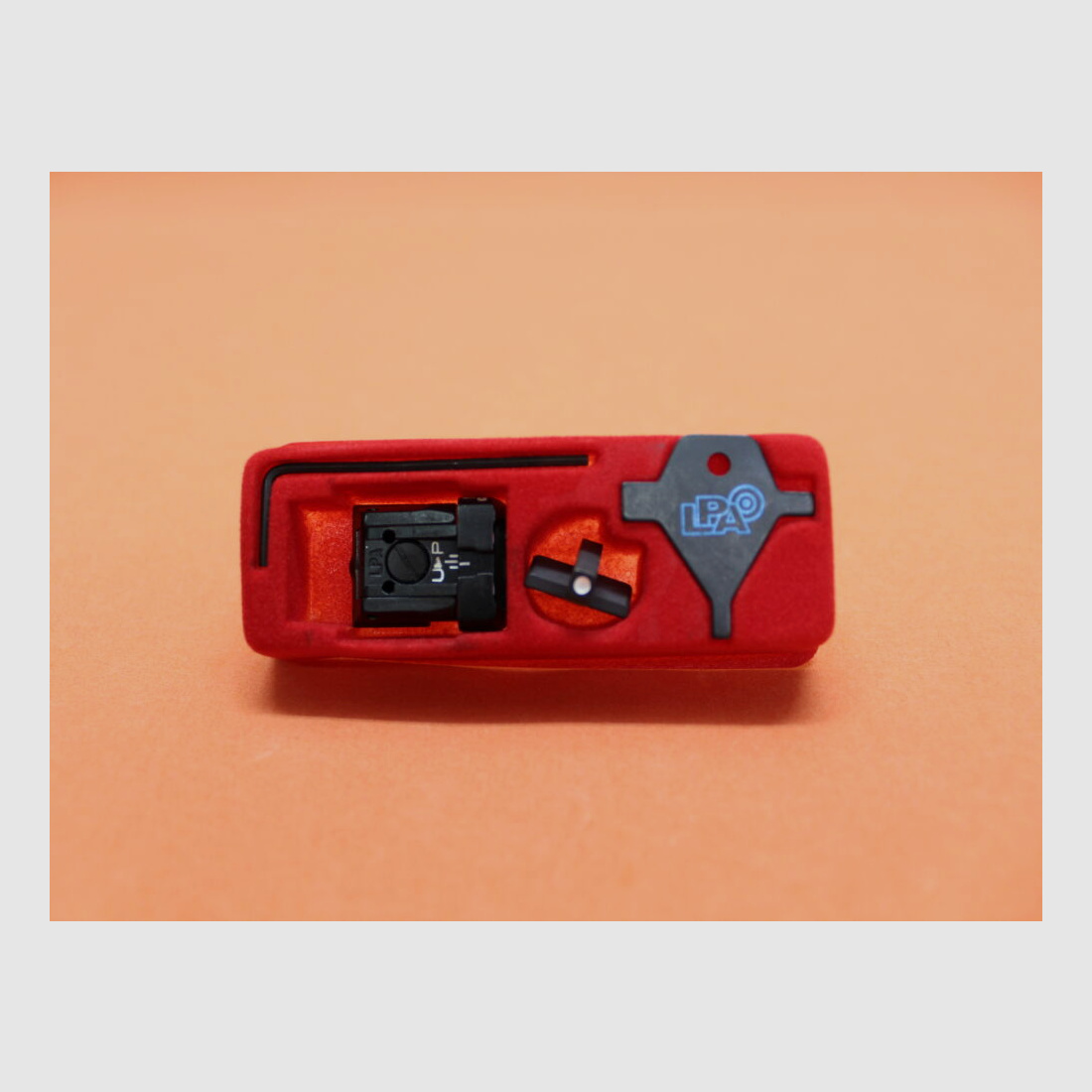 LPA. Pistole Heckler&Koch: LPA Carry Sight (SPS01HK30) mirino/ foglietto di mira 3-Dot con punti di contrasto (regolabile, BH 4,25mm)