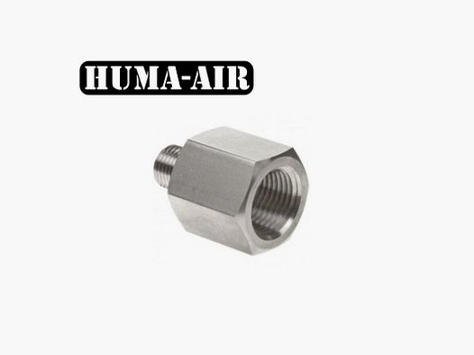 HUMA AIR ADATTATORE 1/4 BSP FEMMINA - 1/4 BSP MASCHIO