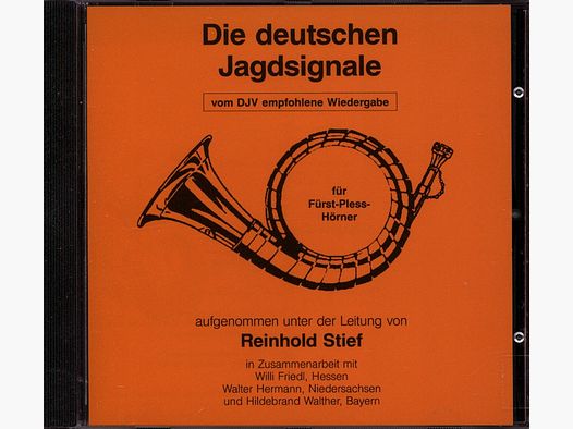 The German hunting signals - CD Reinhold Stief