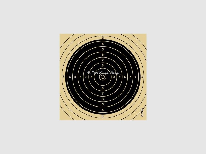 Klein kaliber insteekspiegel geschikt voor 30/4, formaat: 13,5 x 13,5 cm, doorlopend genummerd