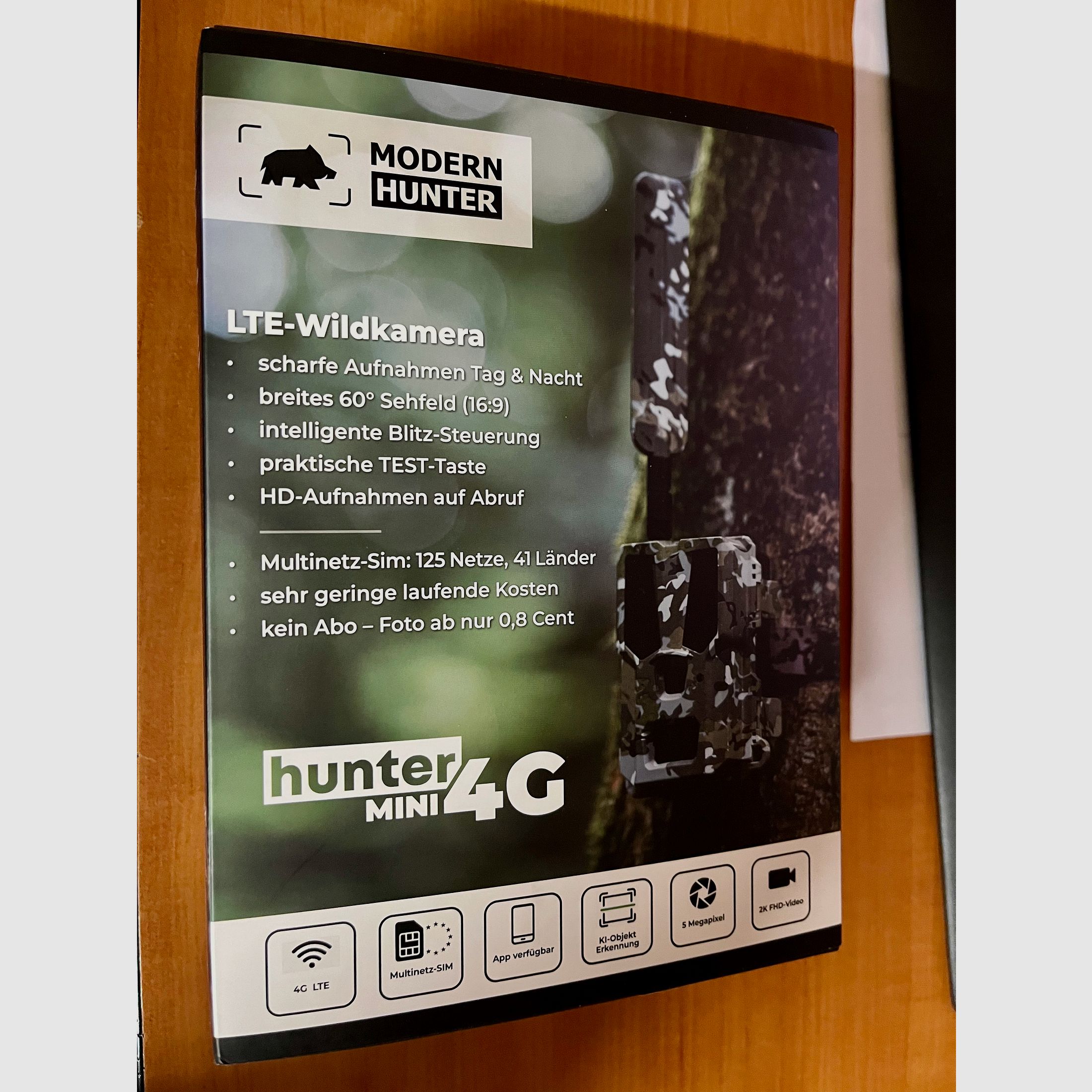 Caméra de chasse Modernhunter 4g mini comme ICU, Seissinger, Zeiss Secacam