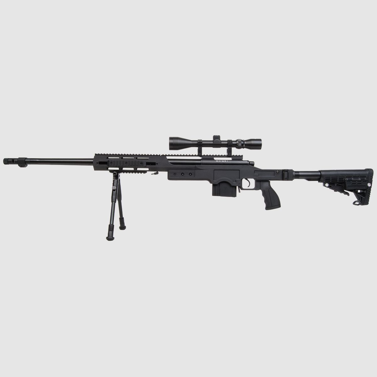 GSG 4412 Sniper Schwarz 6mm - Airsoft Federdruck