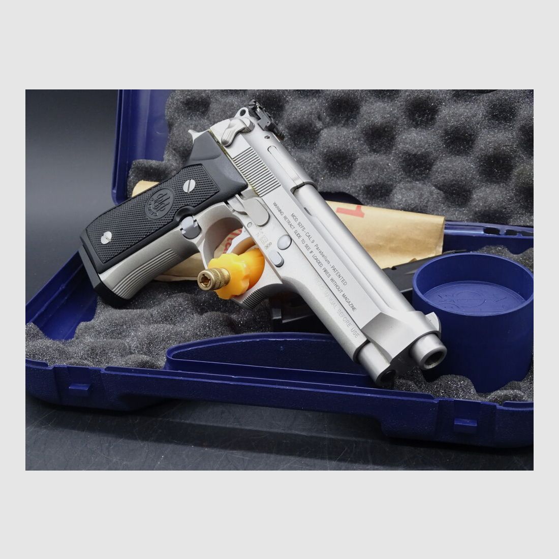 Beretta 92 FS Inox calibro 9mm Luger con mirino LPA anno 2020 92 FS Inox, immagine 2 di 3