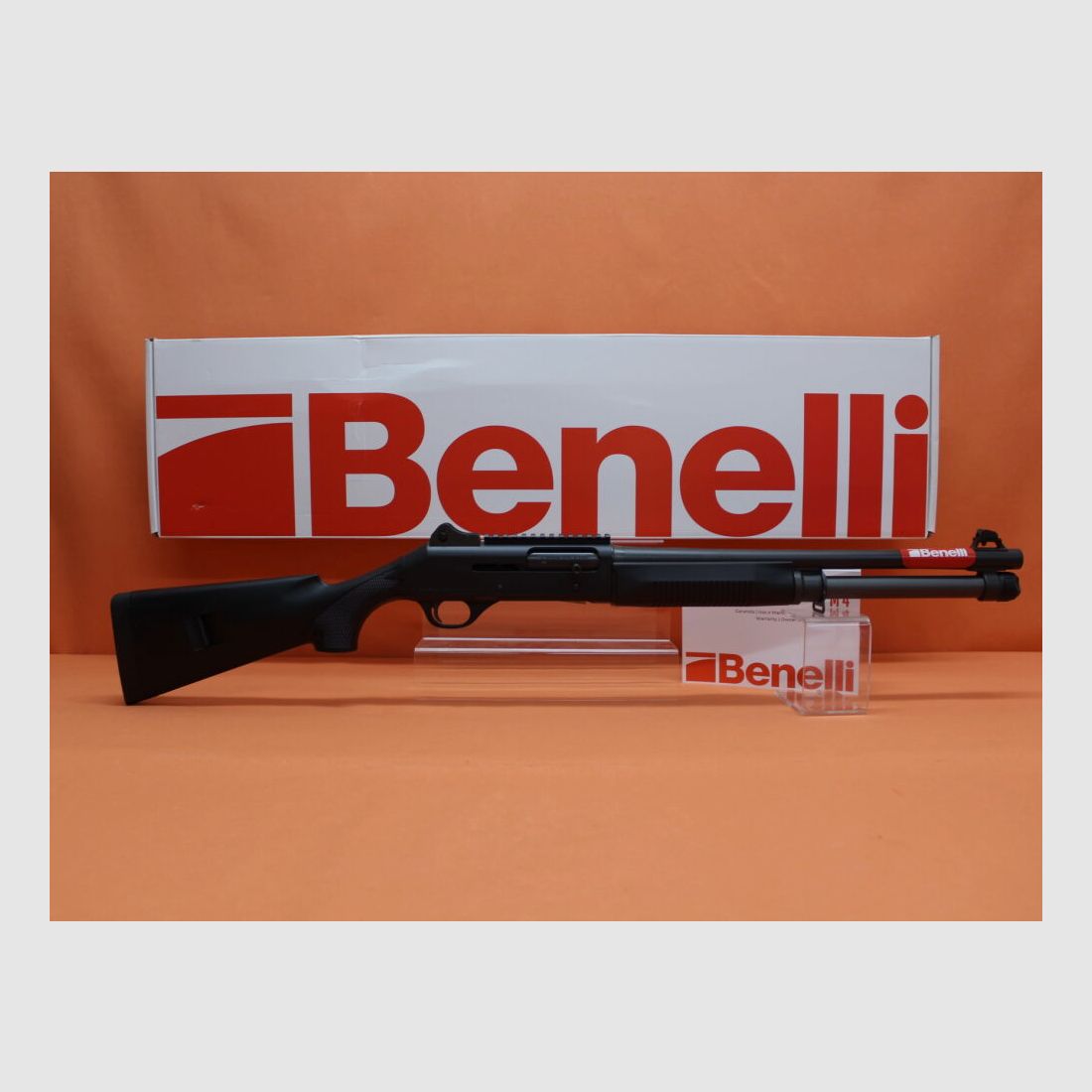 Benelli Ha.Flinte 12/76 Benelli M4 Super 90 MC 18,5"/47cm Lauf/ Multichoke/ Festschaft/ Ghost-Ring-Sight