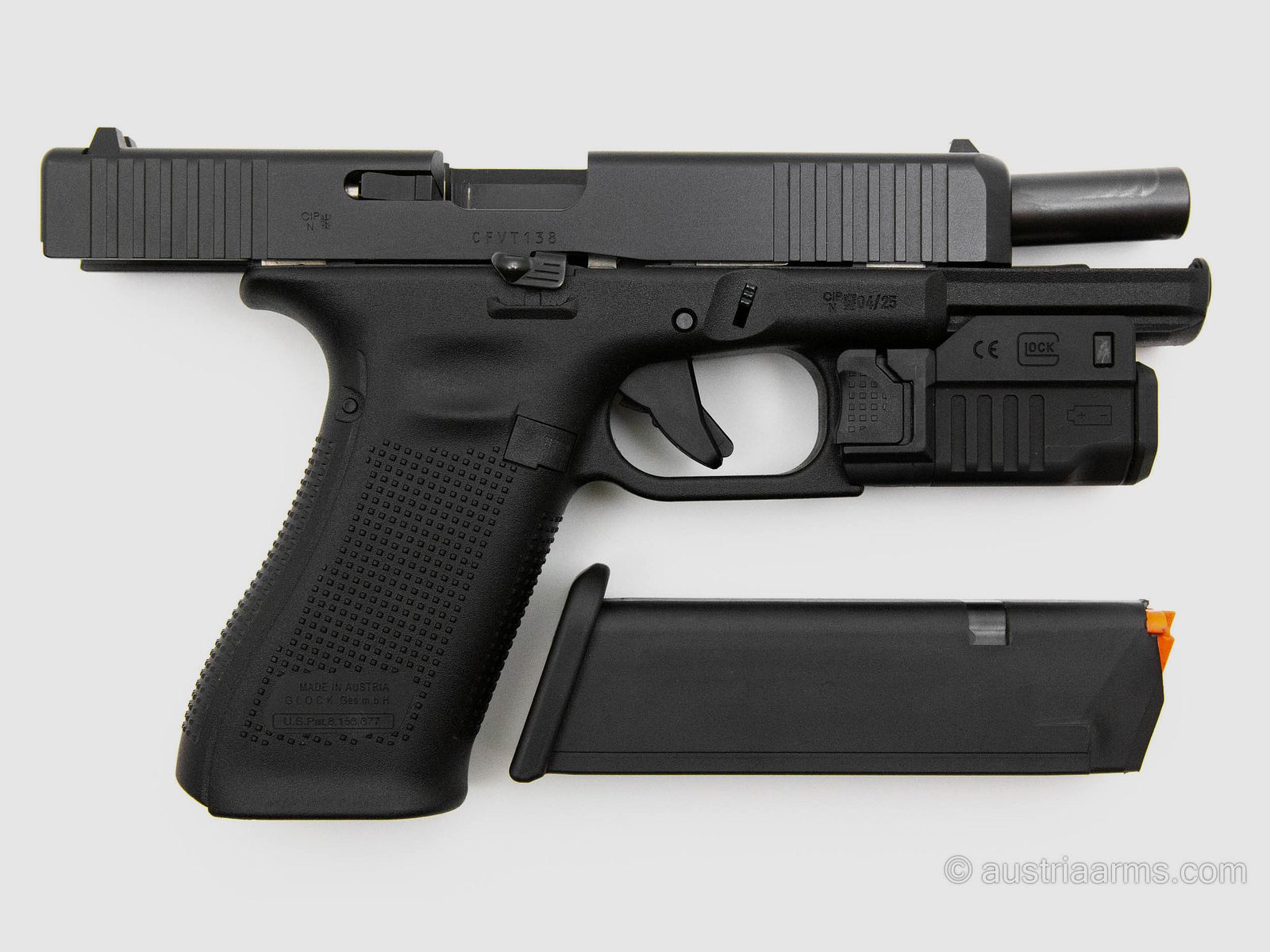 Glock 17 Generation 5 mit Glock GTL II, neuwertige Gebrauchtwaffe, 9 x 19 mm, Bild 2 von 4