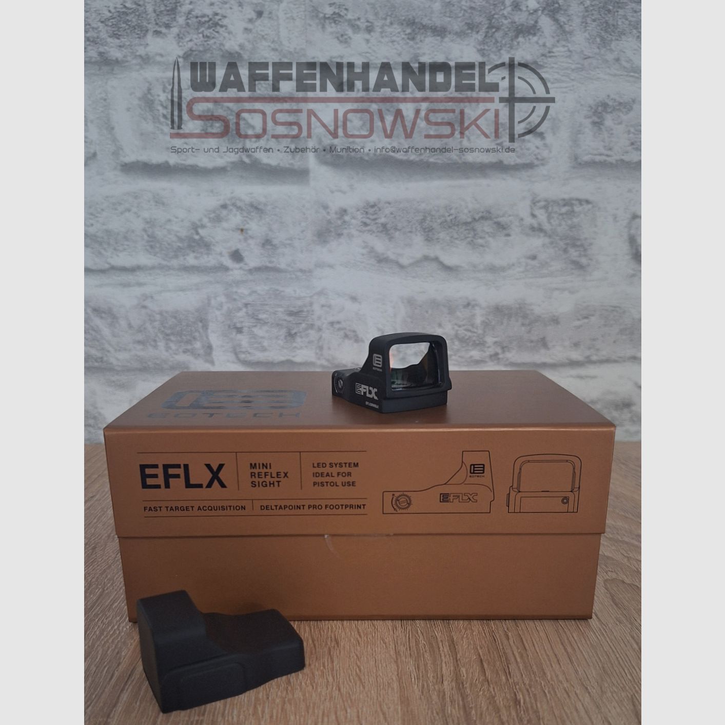 EOTech EFLX Mini Reflexvisier 3MOA, schwarz