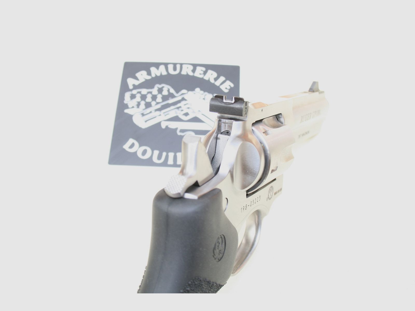 Revolver RUGER GP100 KGP141 .357MAG 4,20" Inox Verstelbare Visie, afbeelding 2 van 4