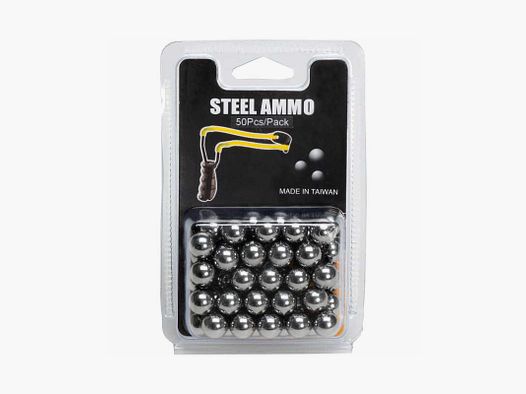 Haller Steel Ammo Stahlkugeln für Schleuder (50 Stück)