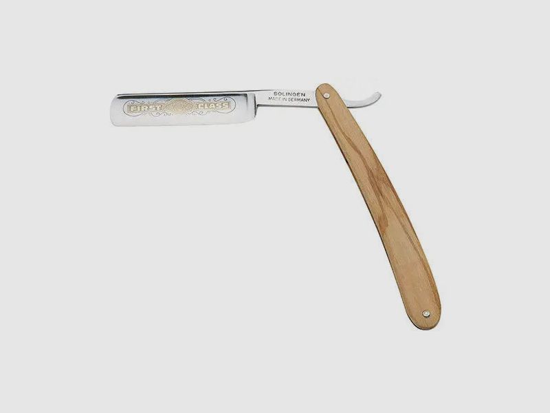 PUMA razor with gold etching, olive