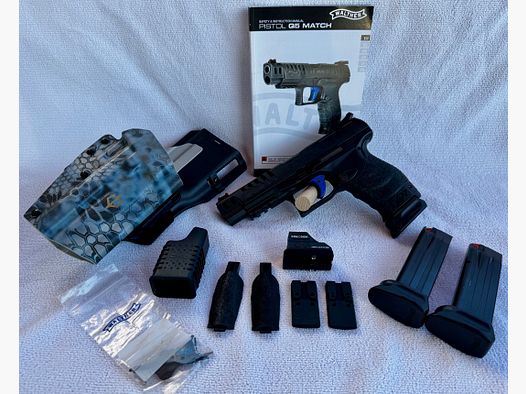 Walther Q5 Match Champion Ed. complete package for dynamic disciplines