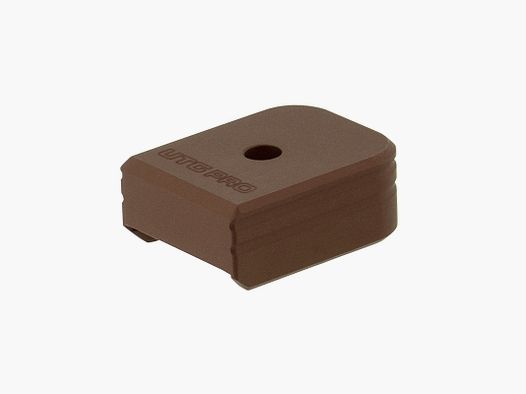 UTG PRO +0 Base Pad, Walther PPQ 9/40, Matte Bronze Aluminum