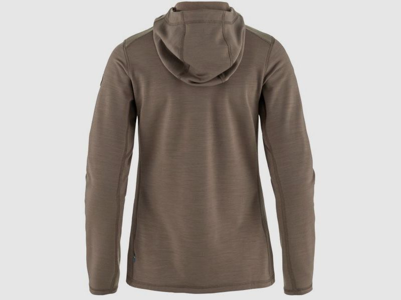 Fjällräven Keb Fleece Hoodie W Suede Brown, billede 2 af 2