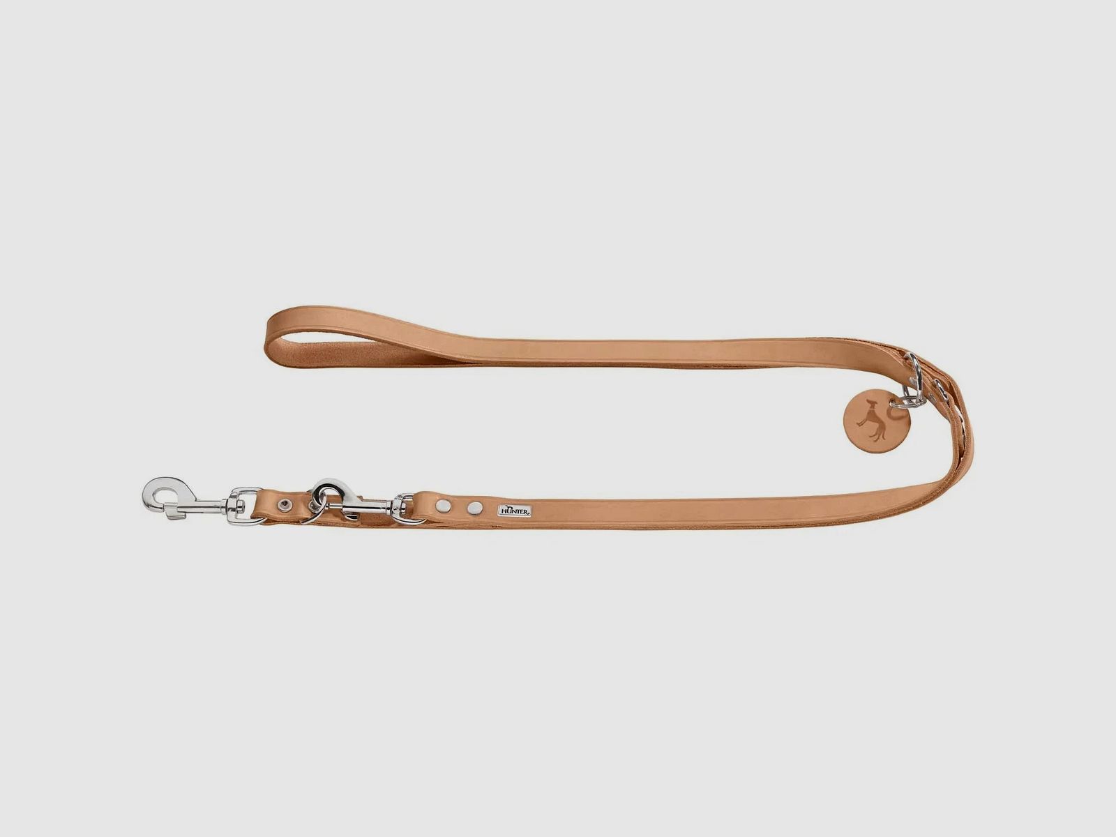 Hunter verstellbare Führleine aus Leder