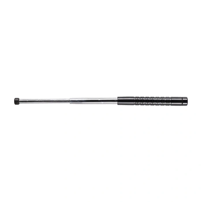 Compact telescopic baton ESP 16" ExB-16HS, silver, hardened, black handle (ExB-16HS Chrome), image 1 of 10