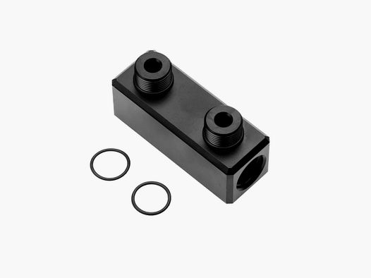 2x Adattatore di riempimento doppio Blocco di riempimento | AEA Scuba Ashinger e Alarmo