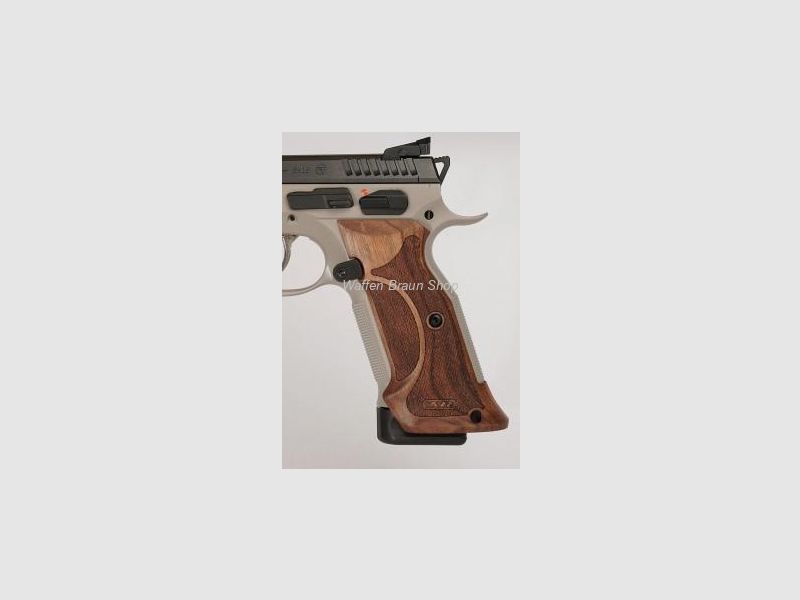 Brünner CZ Shadow 2 verlängerte Ausführung mit Auflage für kleinen Finger mit Rhomlas (PPC/1500/DSB)