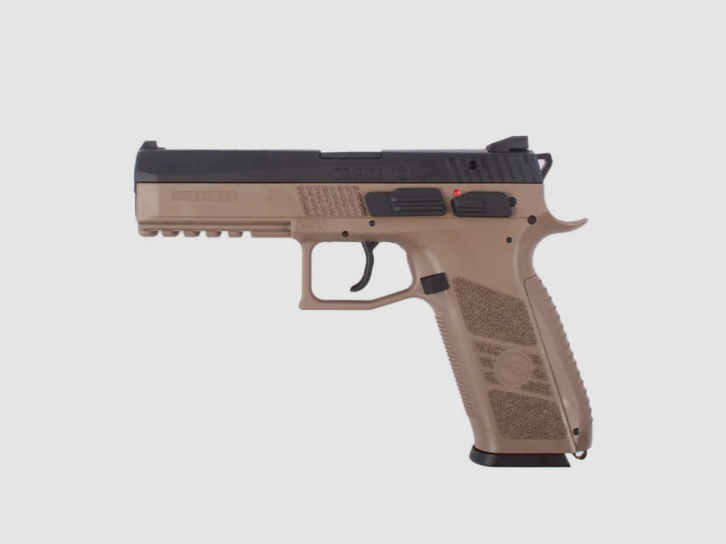 ASG CZ P-09 AIRSOFT - GBB PISTOL - BLACK/TAN
