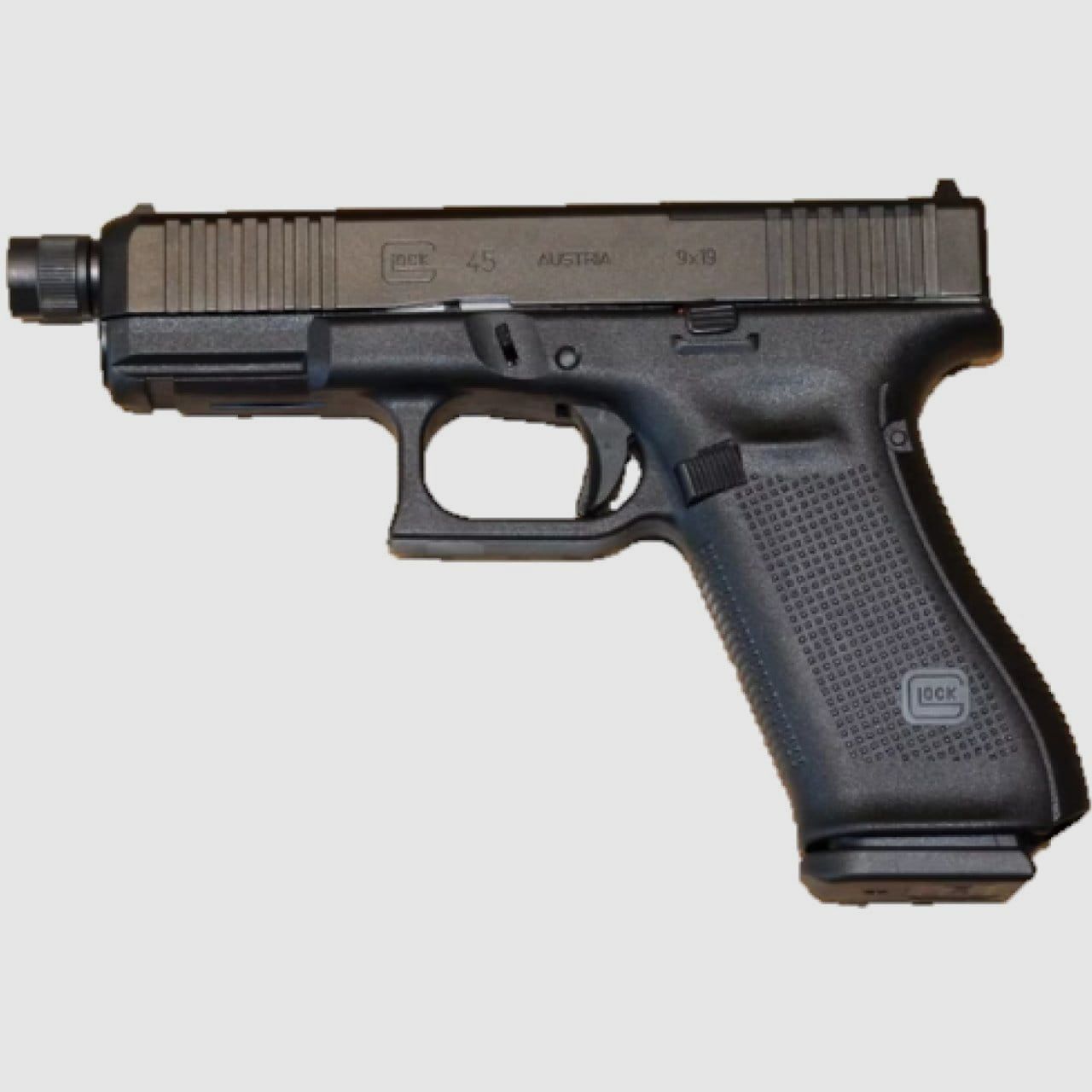 Glock 17 Gen5 mit Gewindelauf M13,5x1 links