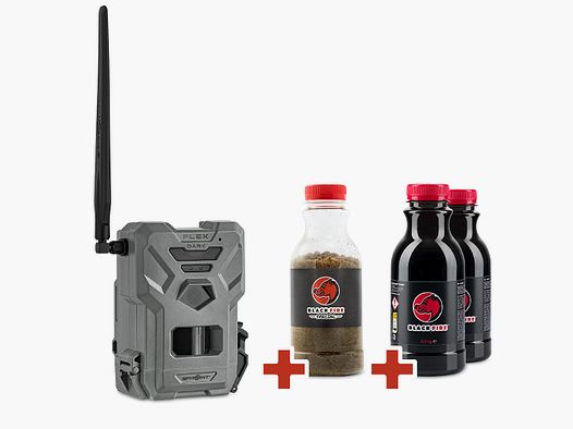 BLACK FLEX Bundle 1 - SPYPOINT FLEX-DARK + BLACK FIRE Tar Original und Special