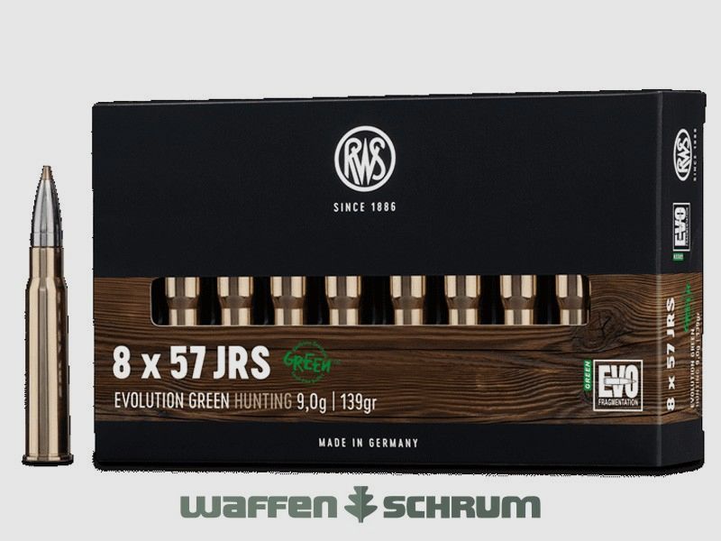 RWS Evo Green 9,0g - 139gr. 8x57JRS