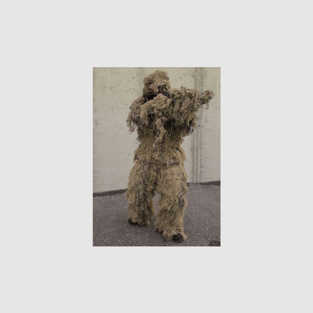 GHILLIE SUIT / SNIPER TARNUNG - DESERT - 4. TLG. - FEUERHEMMEND